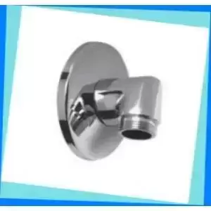 Коленное соединение E10683-CP с гибким душ шлангом и декоративной круглой заглушкой