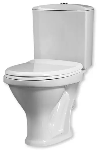 Унитаз-компакт Вест белый с сиденьем полипропилен 1P2018S0000BF