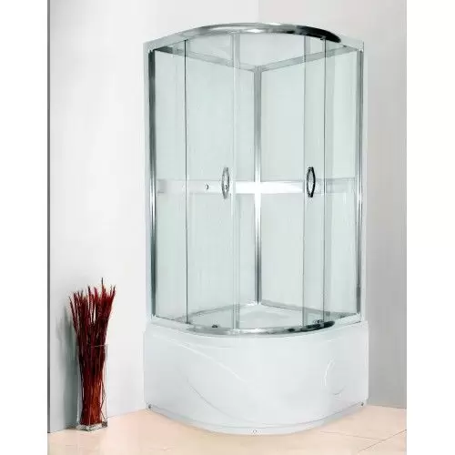 Душевая кабина переднее стекло прозрачное, заднее стекло матовое, HA HA2R099i21