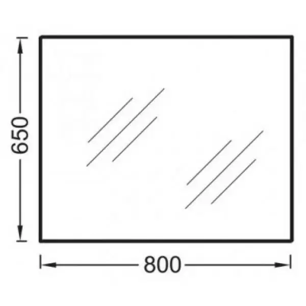 Зеркало Ola 80 см EB1098-RU