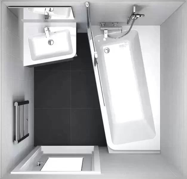 Ванна акриловая 10° L 1600х950 C831000000