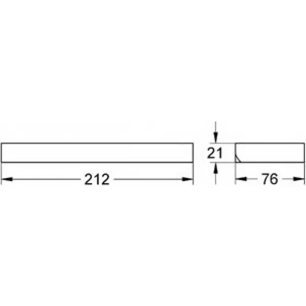 Пластиковая полочка Eurosmart Cosmopolitan для 32837000, 18349000