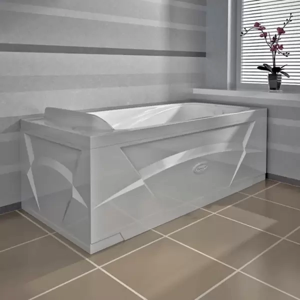 Боковая панель с креплением к ванне Роза (левая); Vanessa 2-31-0-1-0-208