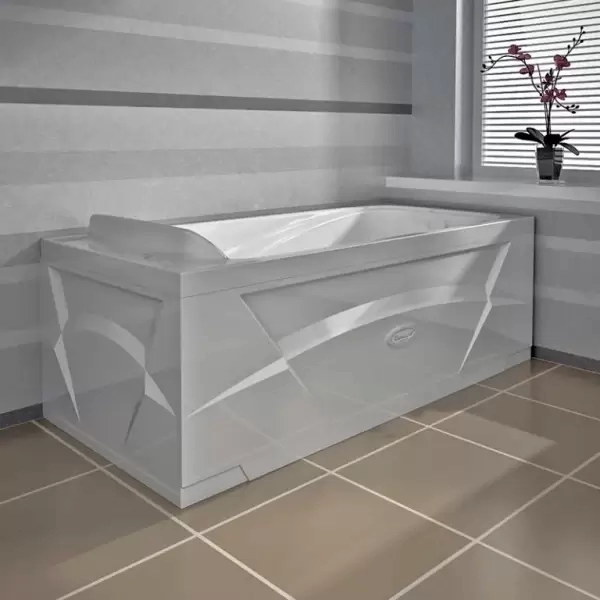 Фронтальная панель с креплением к ванне Роза; Vanessa 2-21-0-0-0-208