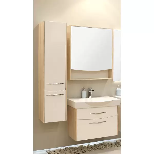 Тумба под умывальник Инфинити 76 1A192001IFSC0 ясень коимбра с раковиной Signo76 f01 (Infinity76)