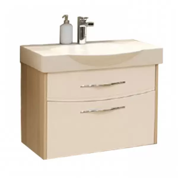 Тумба под умывальник Инфинити 76 1A192001IFSC0 ясень коимбра с раковиной Signo76 f01 (Infinity76)