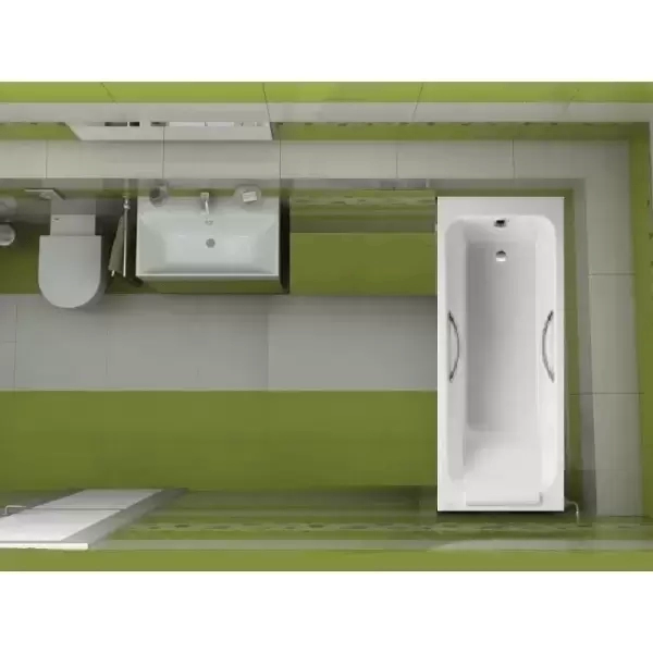 Ванна чугун J.Delafon PARALLEL E2948-00 170х70