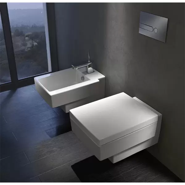 Сиденье TERRACE микролифт (бел) E70019-00