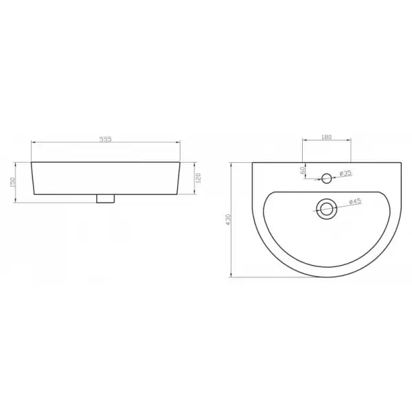 Раковина MARINO BB105L