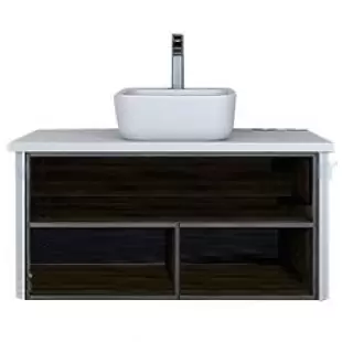 Модуль подвесной открытый под раковину БРУК 100 дуб феррара 1A201601BCDF0