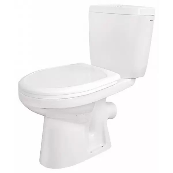 Унитаз-компакт Анимо 1WH110032 эконом косой выпуск однорежимная арматура сиденье полипропилен