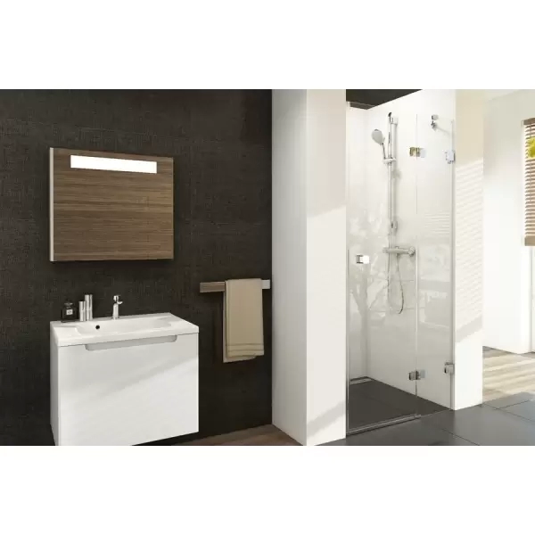 Двери душевые BSD2-80 B-R хром+Транспарент (800-815) Brilliant 0UP4BA00Z1