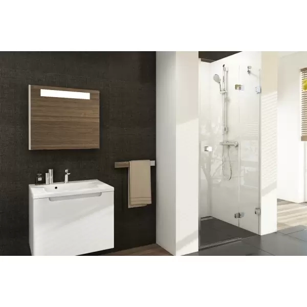 Двери душевые BSD2-100 A-R хром+Транспарент (990-1005) Brilliant 0UPAAA00Z1