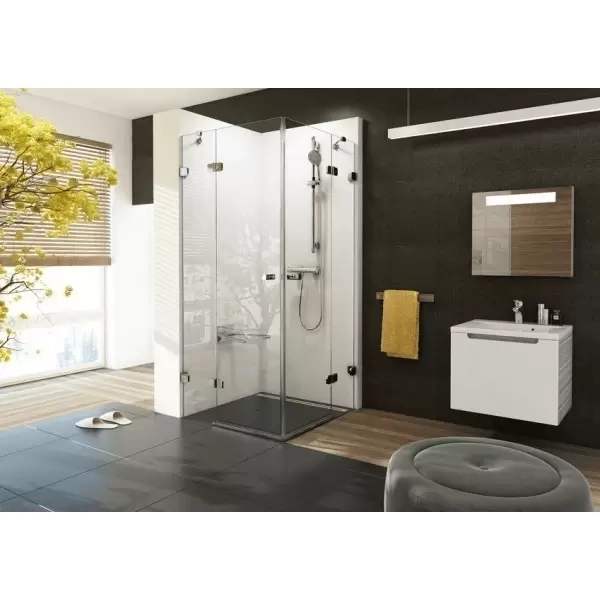 Уголок квадратный BSRV4-100 хром+Транспарент Brilliant 1UVAAA00Z1