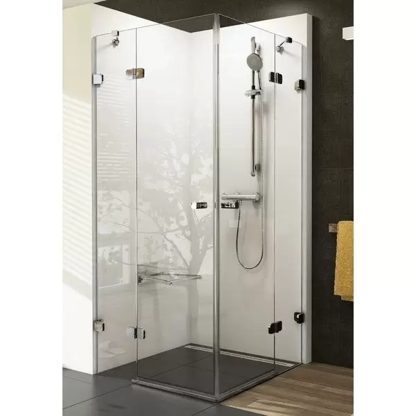 Уголок квадратный BSRV4-100 хром+Транспарент Brilliant 1UVAAA00Z1