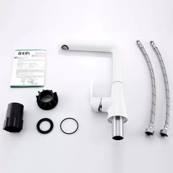 Смеситель для кухни белый/хром Calipso CALSBL0i05