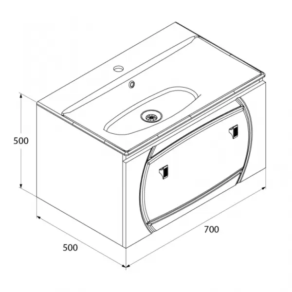 Комплект мебели Rise 70