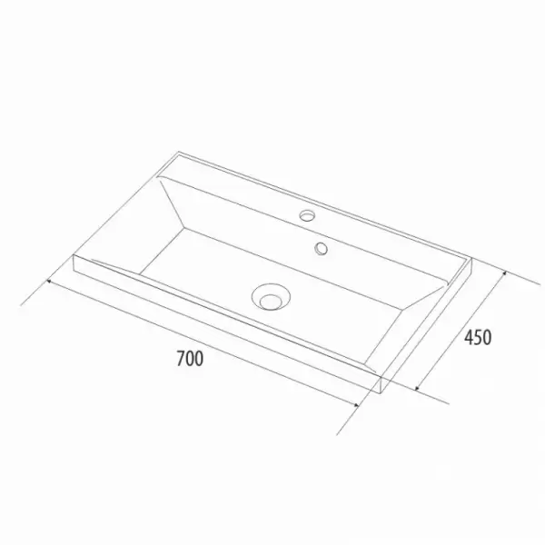 Мебельный умывальник Color Plus 0067000i28