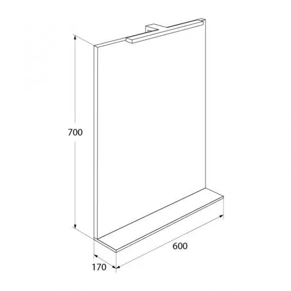 Зеркало Harizma HAR6000i98