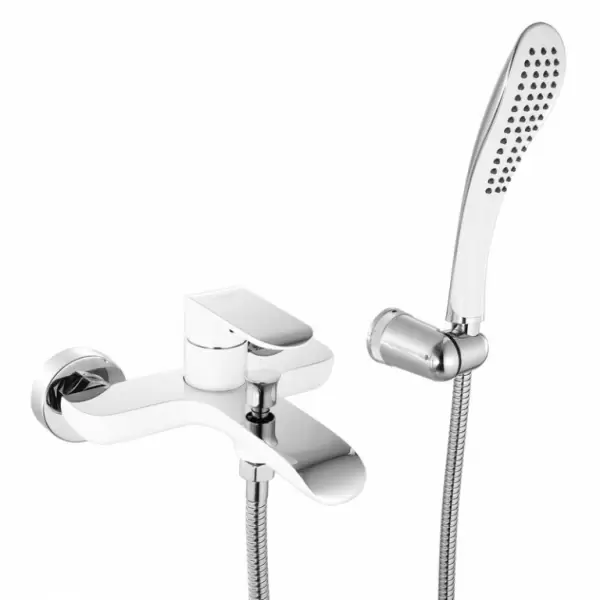 Смеситель для ванны белый/хром Calipso CALSB00i02