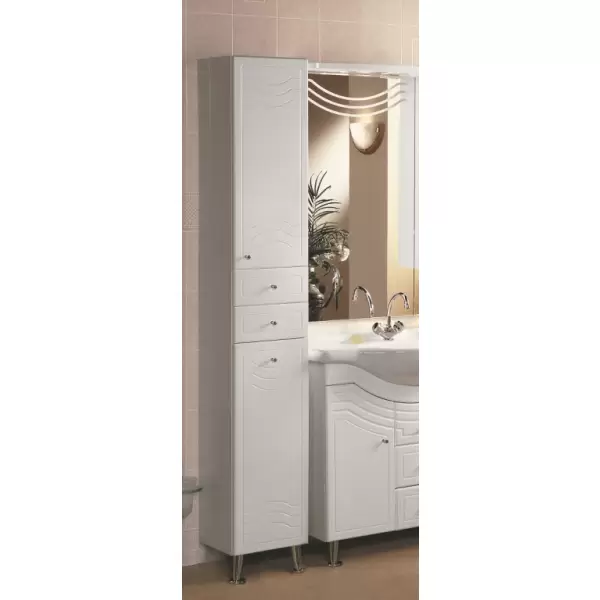 Шкаф-колонна Домус 1220-3 (правый) белый (2020*325*323)