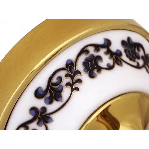 Бумагодержатель с крышкой Gold Bogema FX-78510G