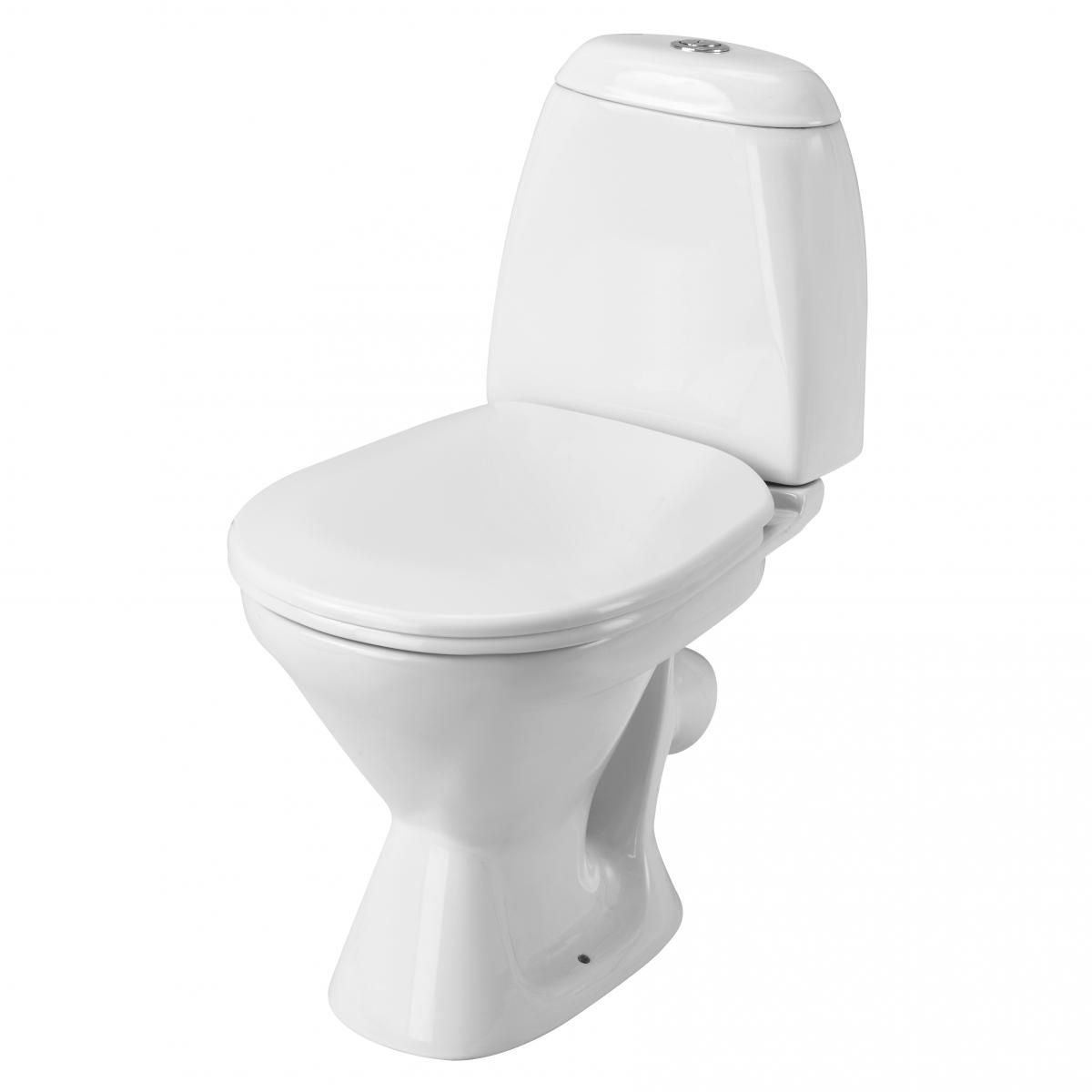 Унитаз-компакт Римини 1WH501523 косой выпуск двухрежимная арматура сиденье полипропилен