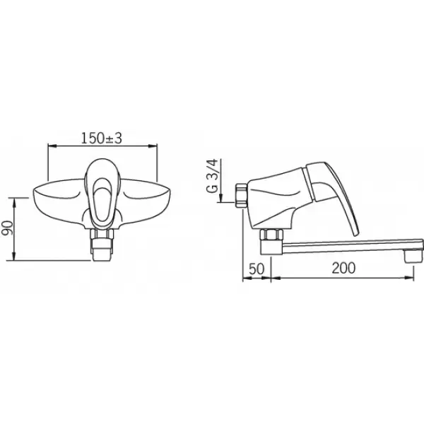 Смеситель для кухни Safira 1036