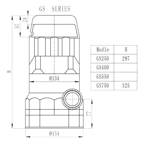 Насос дренажный GS750 Pumpman