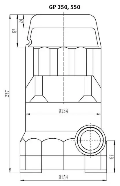 Насос дренажный GP350 Pumpman