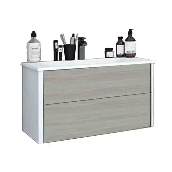 Комплект мебели Брук 100 дуб латте с зеркалом