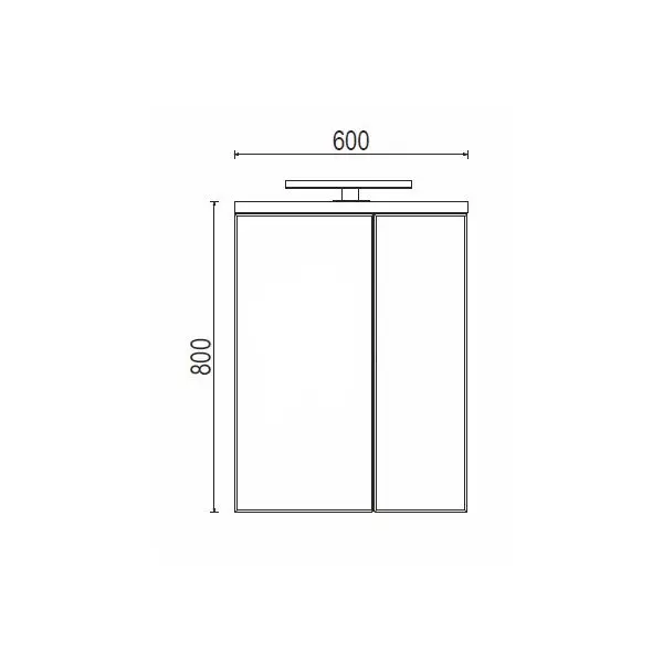 Комплект мебели Брук 100 дуб латте с зеркалом