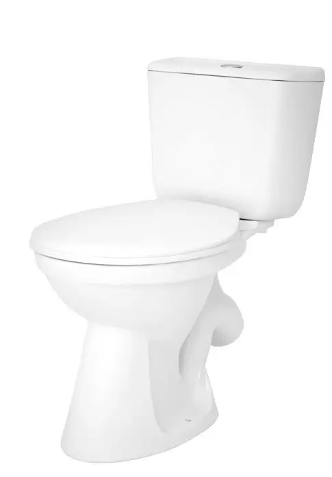 Унитаз-компакт Бриз с кос. выпуском, двухр. арм, сиденье дюропласт 1WH302138 Santek