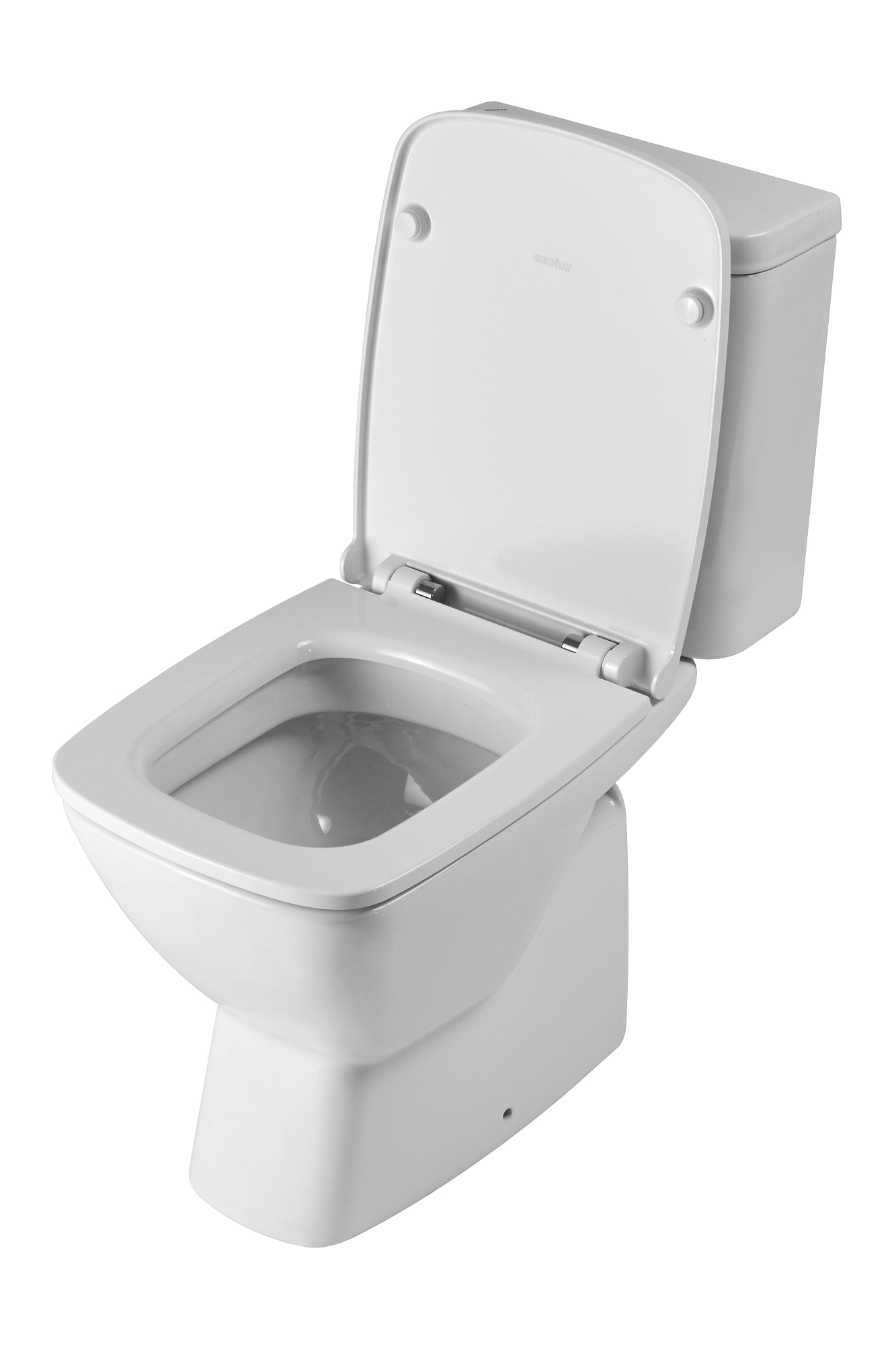 Унитаз-компакт Нео, 1WH302470 прямой выпуск, двухрежимная арматура Oliveira, сиденье дюропласт