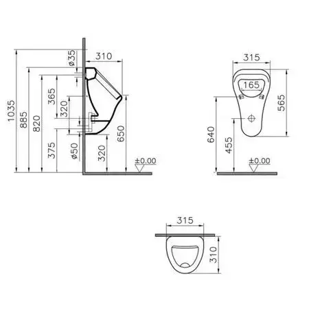 Писсуар 6201В003-0199
