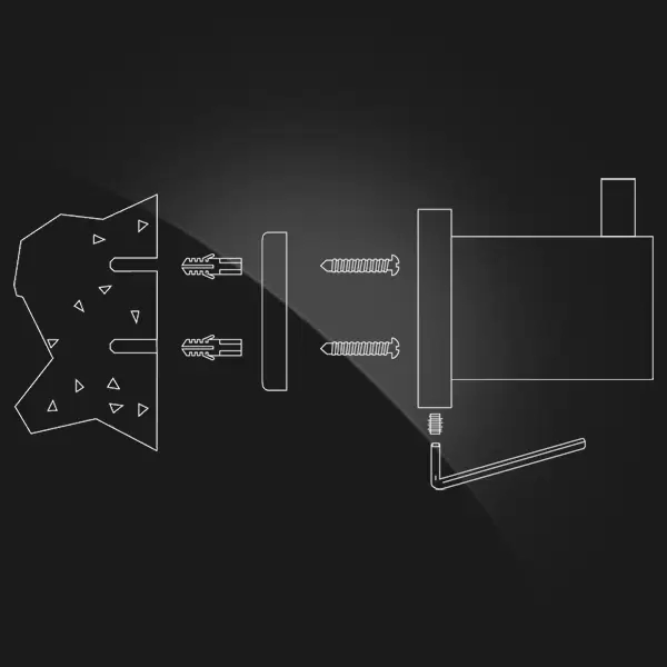 Держатель полотенца 60 см Elghansa WRG-216