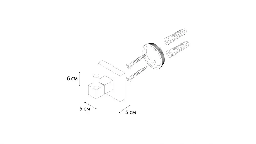 Крючок FX-11105 FIXSEN