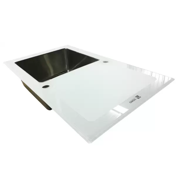 VGL762 Мойка Vigro (860*500*205), белая, матовая