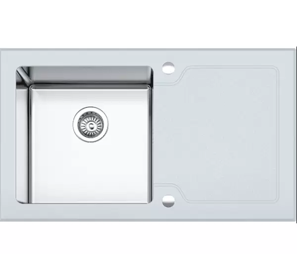 VGL762 Мойка Vigro (860*500*205), белая, матовая