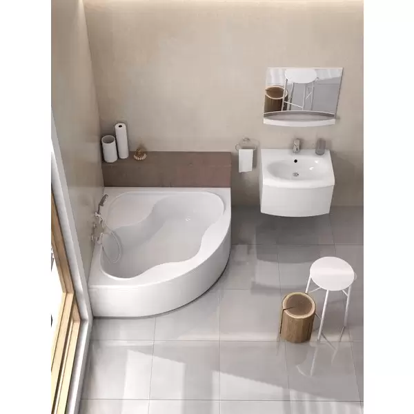 Ванна акриловая RAVAK GENTIANA 140x140 белая