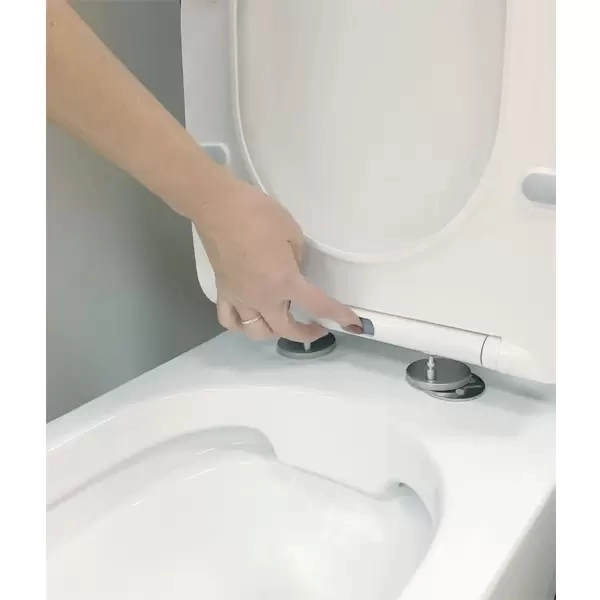 Унитаз подвесной 103, безободковый, сиденье дюропласт softclose тонкое, быстросъем