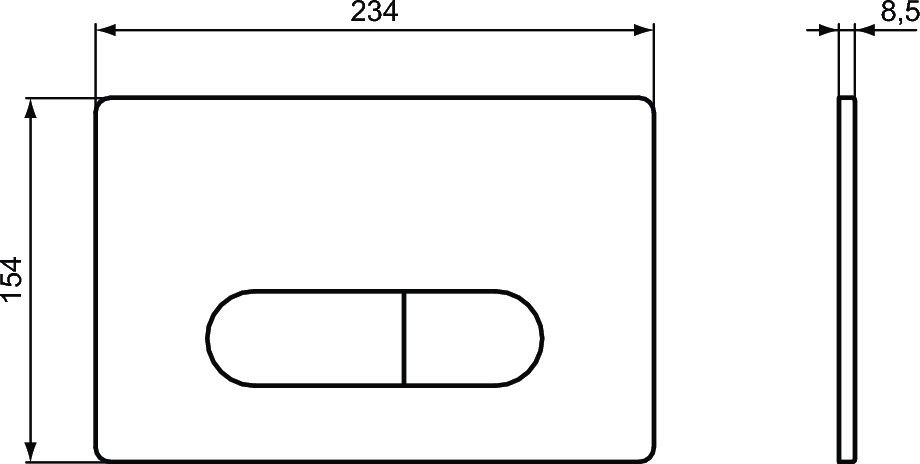 Клавиша смыва OLEAS M1 R0115AA Ideal Standard