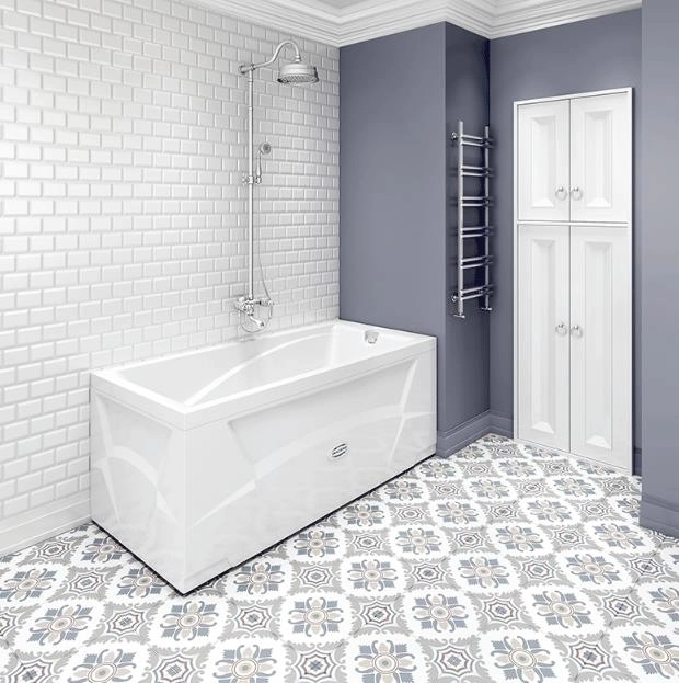 Акриловая ванна Фелиция 160х75, каркас; Vanessa 2-01-0-0-1-204