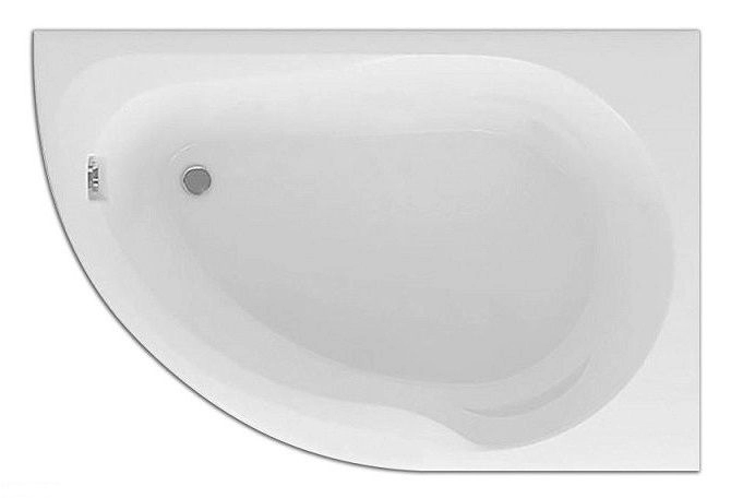 Акриловая ванна Вирго 150х100 правая (каркас+экран+слив) VIR150-0000025