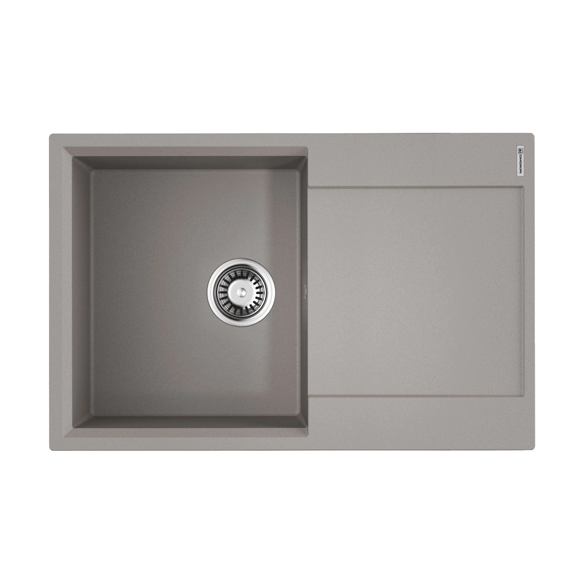 Мойка Daisen 78-GR Artgranit/leningrad grey/4993325