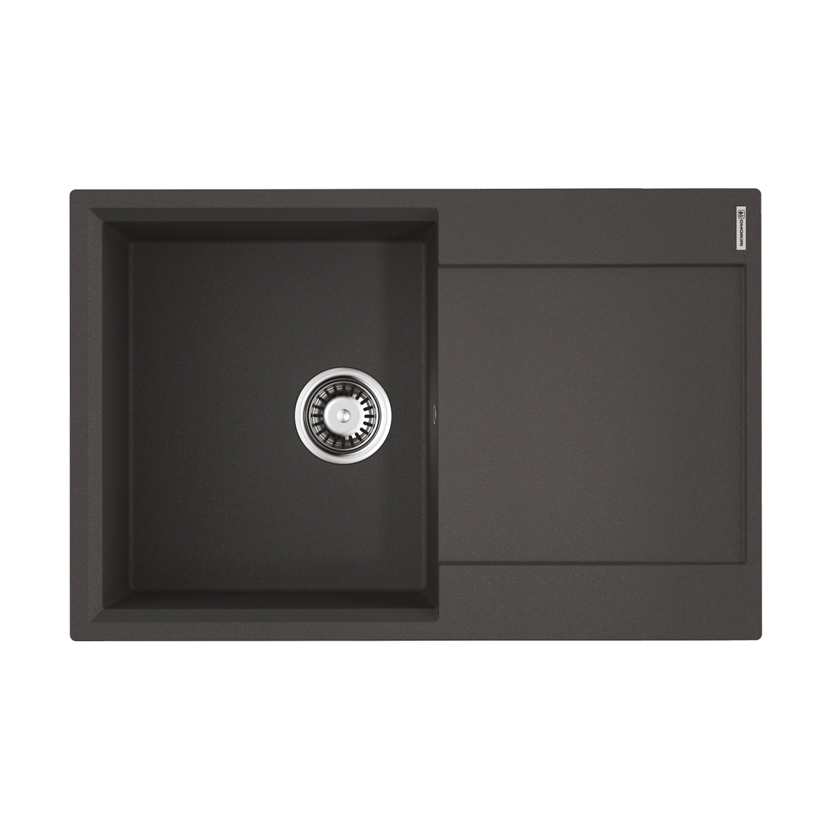 Мойка Daisen 78-BL Artgranit/черный/4993327