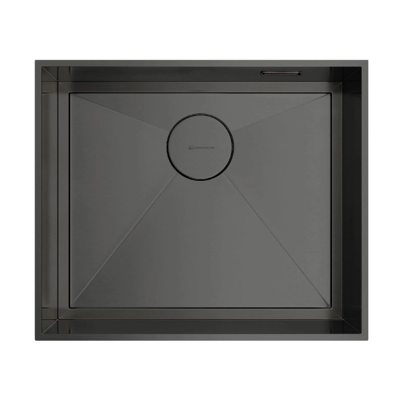 Мойка Kasen 53-INT-GM нерж.сталь/вороненая сталь/4993496