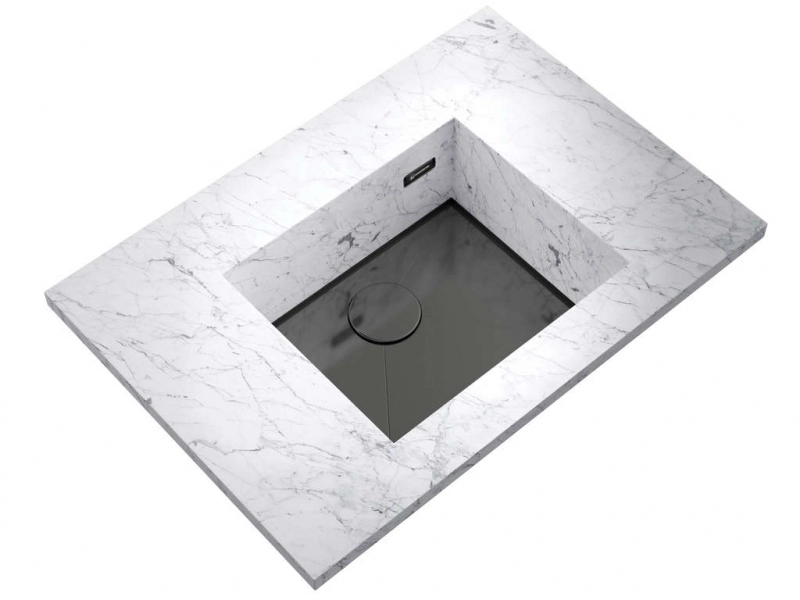 Мойка Kasen 53-INT-GM нерж.сталь/вороненая сталь/4993496