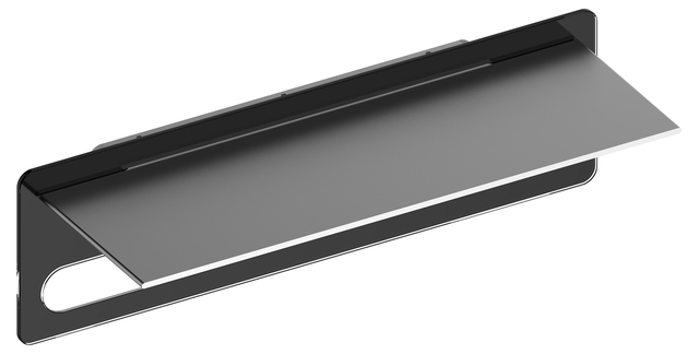 Полка для полотенец, 600 мм, стекло глянцевое антрацит Edition 400 11575170011