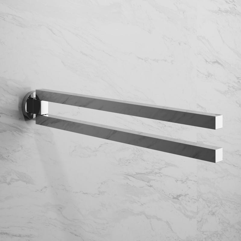 Полотенцедержатель двойной, поворотный, 450 мм, хром Edition 90 19018010000